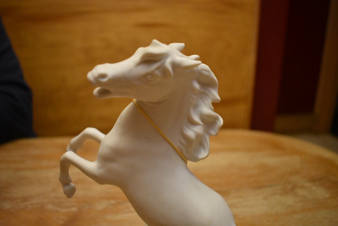 Kaiser Porcelain Horse: Kaiser White Porcelain Horse, measures 7.5" tall