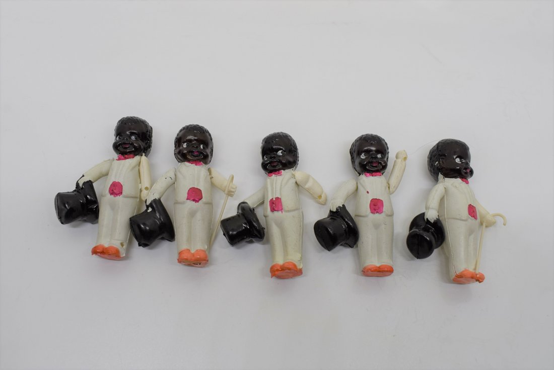 5 Vintage Japan Black Americana Celluloid Figures (1 of 2)