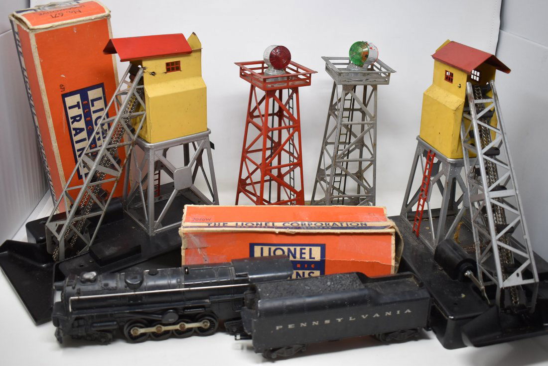 Group Of Vintage Lionel Trains, Track & Accessories