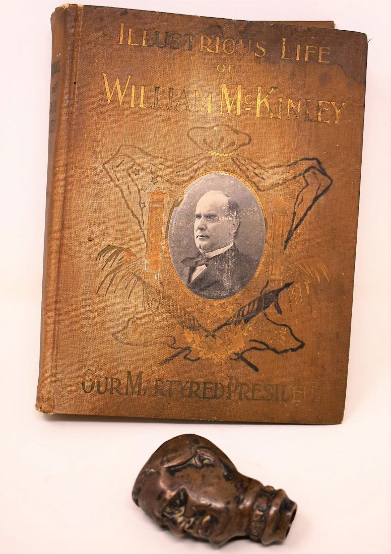 1896-1901 President WILLIAM MCKINLEY Political Cane Top (1 of 10)