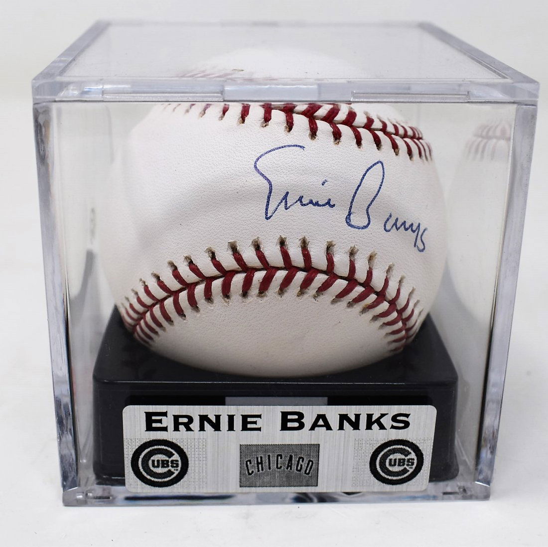 Ernie Banks Signed Autographed Baseball PSA/DNA  Mint 9 (1 of 3)