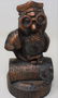 Lot of 3 Vintage Metal Banks Montgomery Wards Owl Etc. - 3