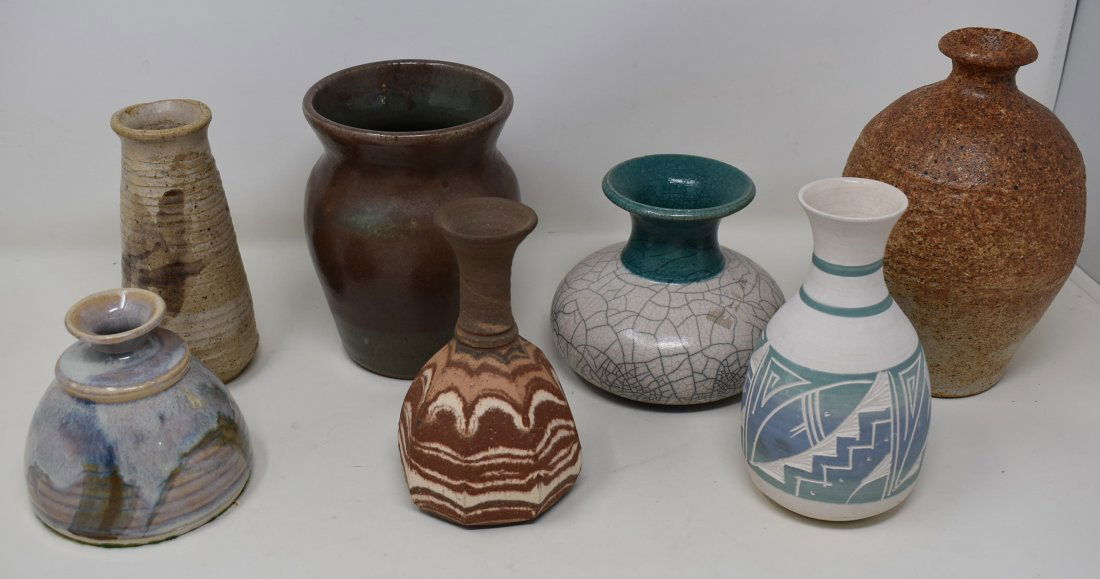 Group of 7 Pottery Pieces (1 of 2)