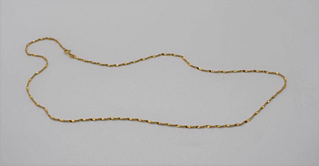 18" 14K Gold Chain Necklace (1 of 2)