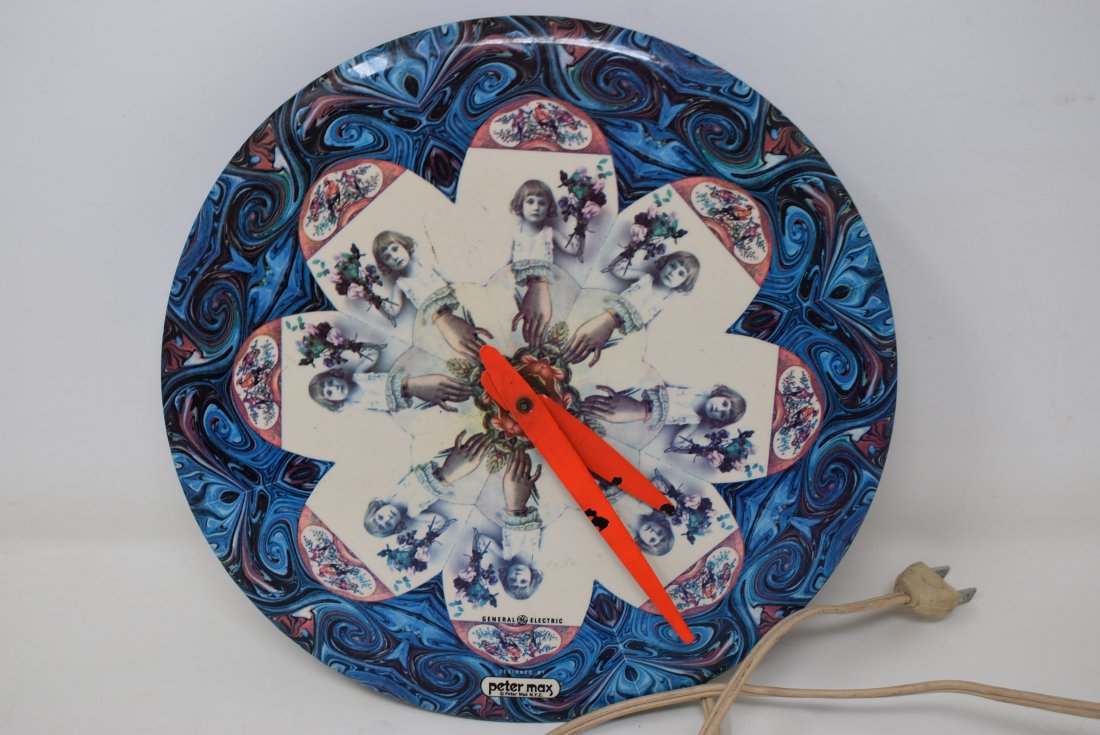 Vintage Peter Max Wall Clock (1 of 4)