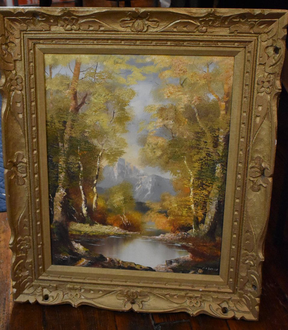 M. Woelk (1888, Austria) Oil Painting (1 of 4)