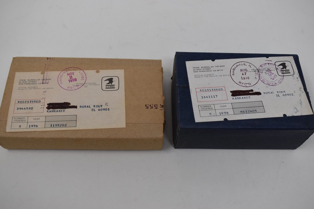 Full Boxes of 1976 & 1978 US Mint Proof Sets Sealed (1 of 3)