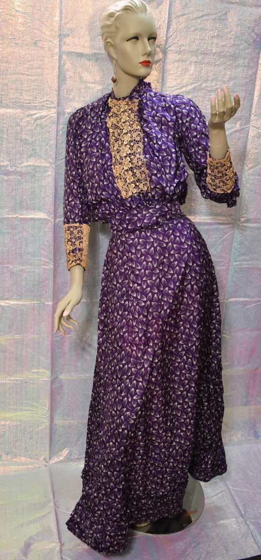 Victorian / Edwardian Dress Skirt Top Bodice Garment (1 of 7)