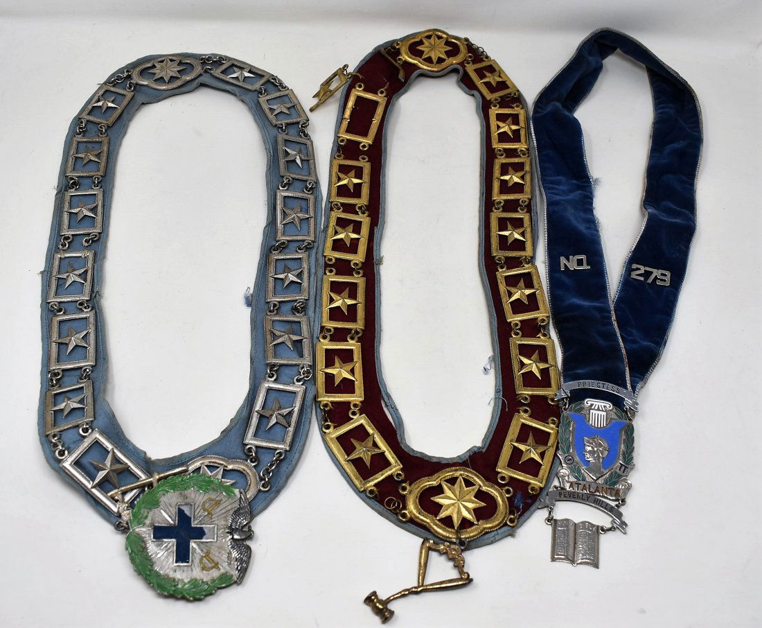 Group of Vintage AHEPA Lodge Fraternal Order Medals (1 of 3)