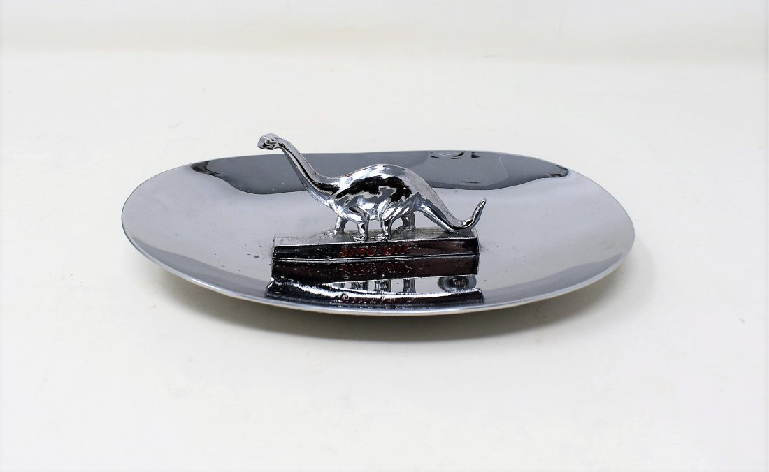 Vintage 1950's Sinclair Chrome Ashtry (1 of 5)