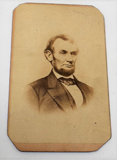 For Auction Abraham Lincoln Cabinet Card Cdv Charlie Mosher