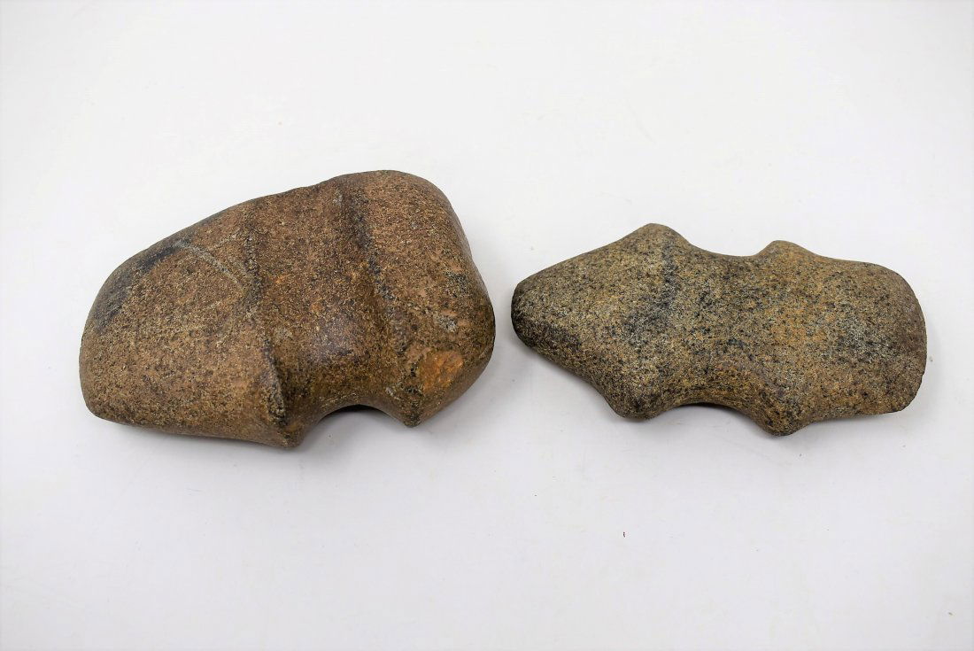 Native American Indian Stone tools 2 Large Axe Ax Heads (1 of 6)