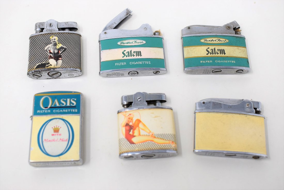 Lot of 6 Vintage Lighters (1 of 4)