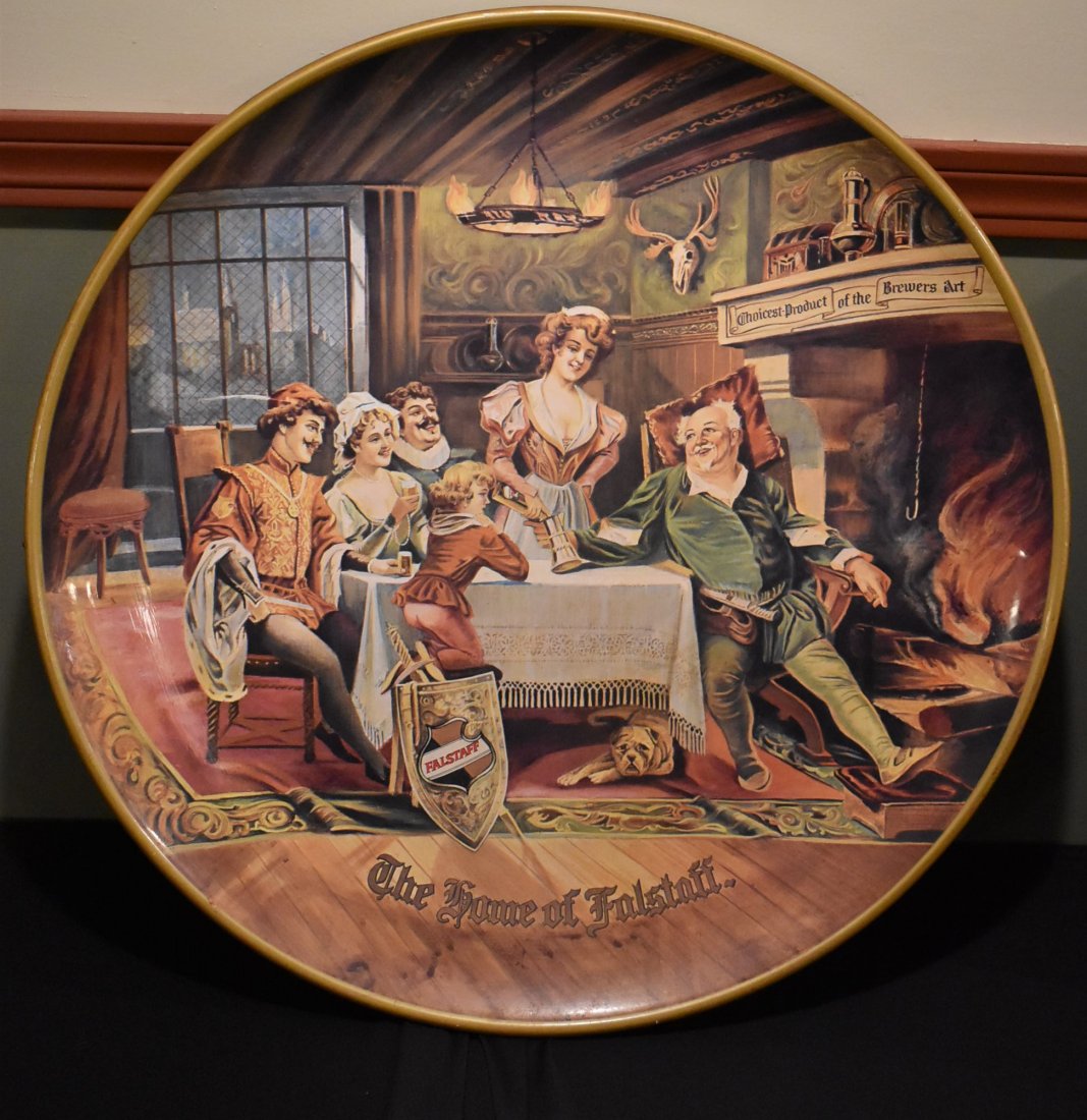1974 Falstaff Beer reproduction Sign Charger Tray (1 of 3)