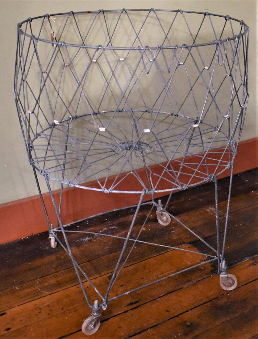 Industrial Metal Laundry Basket imgAbbatha