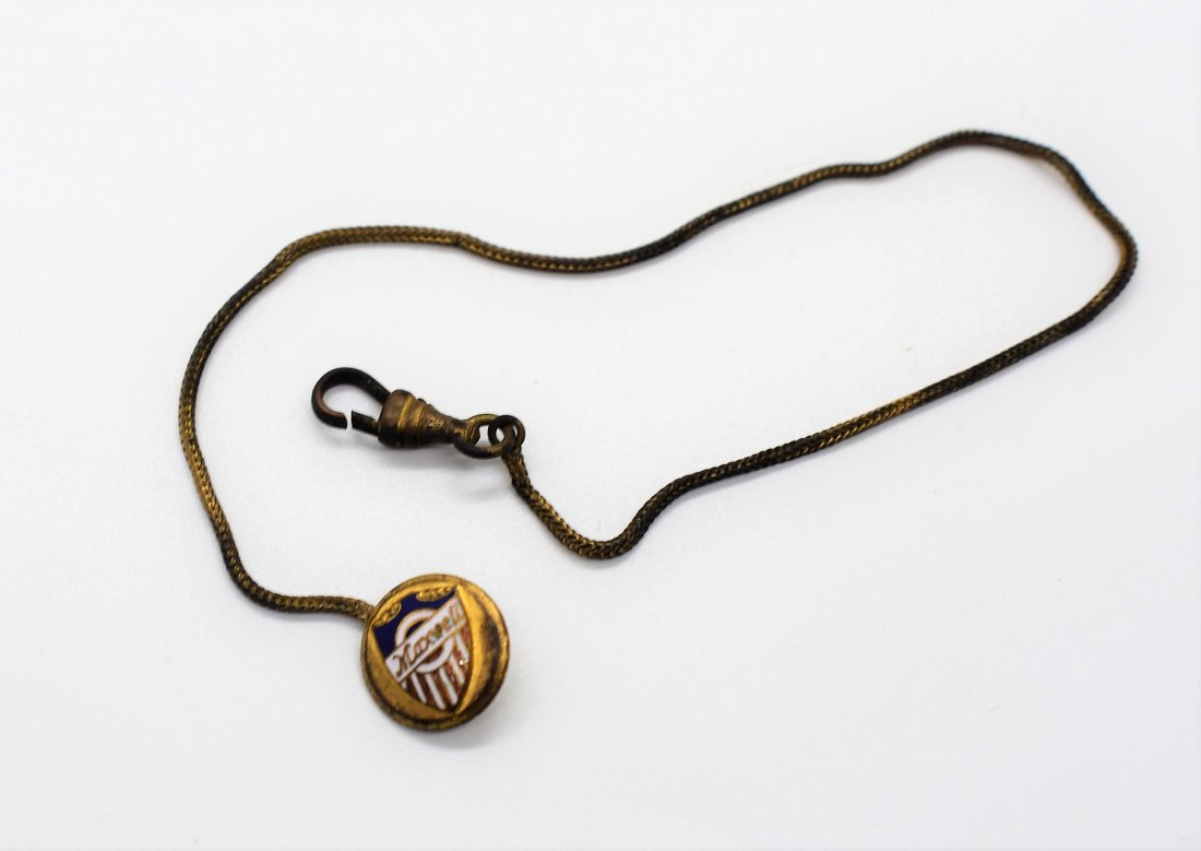 Antique Maxwell Automobiles Button Watch Fob (1 of 3)