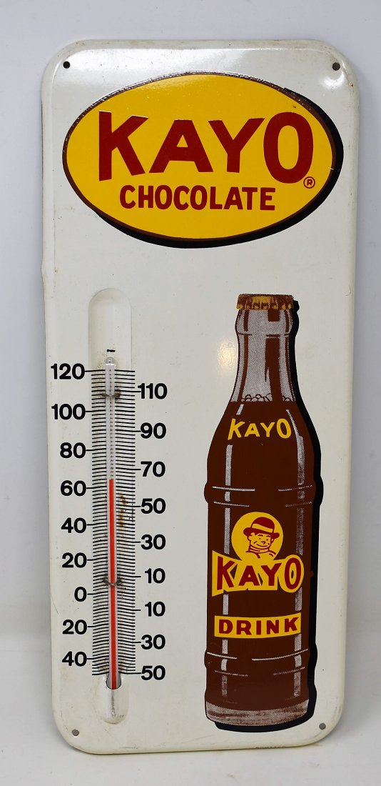 Kayo Chocolate Drink Soda Advertising Thermometer (1 of 6)