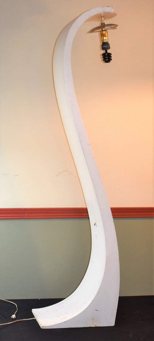 Mid Century Modern Cobra Floor Lamp Modeline Milo Baugh (1 of 11)