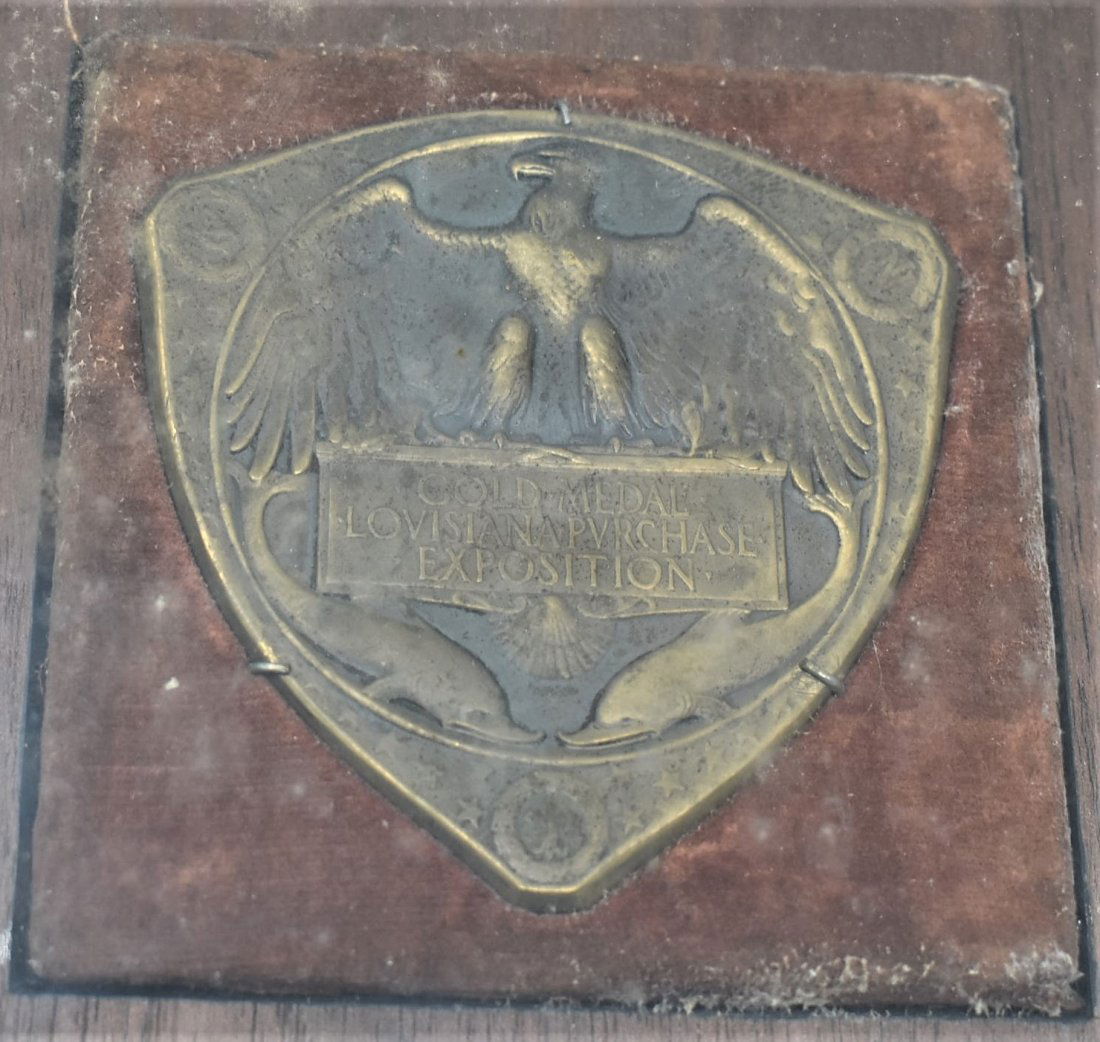 Gold Medal Louisiana Purchase Exposition 1904 St. Louis (1 of 5)