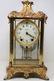 ANTIQUE SETH THOMAS GILT CASE CRYSTAL REGULATOR CLOCK