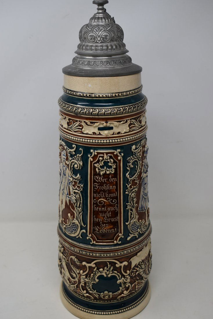 4 Liter Germany Pottery Beer Stein (1 of 5)