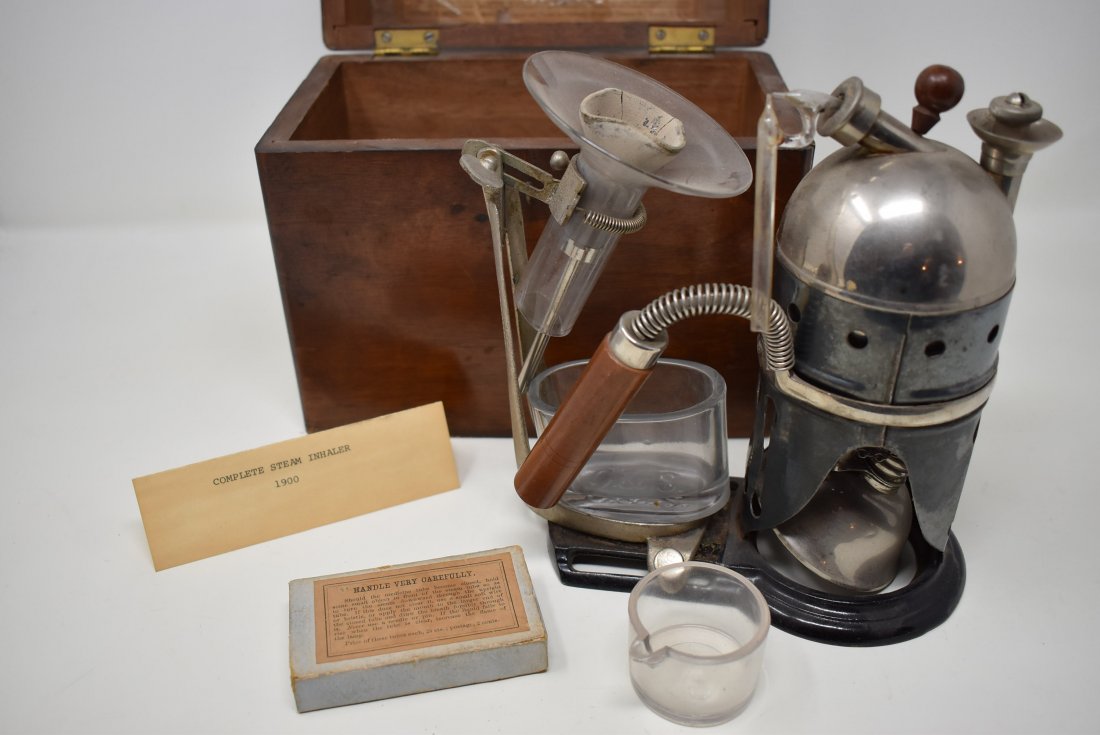 Vintage Codman & Shurtleff Complete Steam Atomizer (1 of 3)