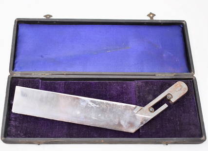 Wilhelm wald of Heidelberg German 7" Microtome Knife: Wilhelm wald of Heidelberg Germany 7" Microtome Surgical medical Knife with original box