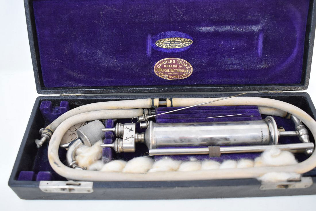 1800s G. Tiemann & Co. Medical Device Kit Syringe (1 of 2)