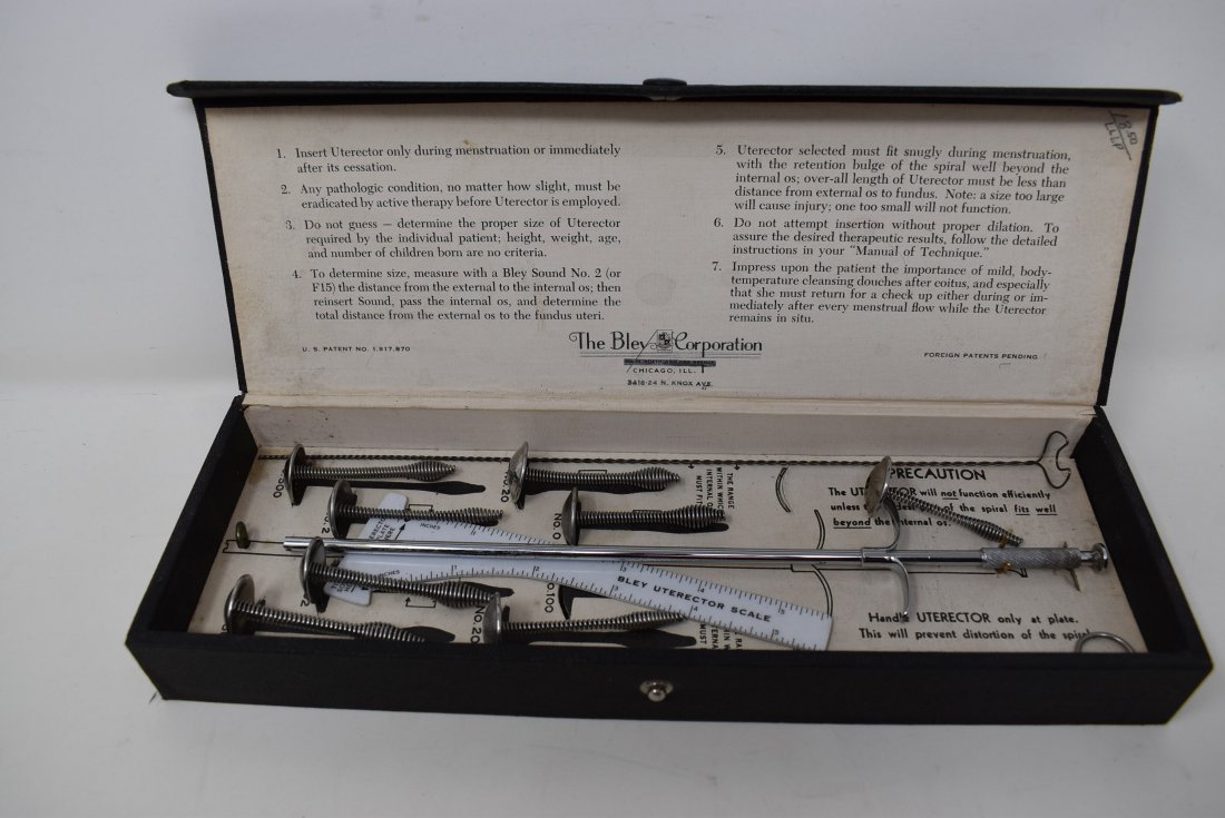 Bley Uterector Menstruation Quack Medical Device (1 of 3)