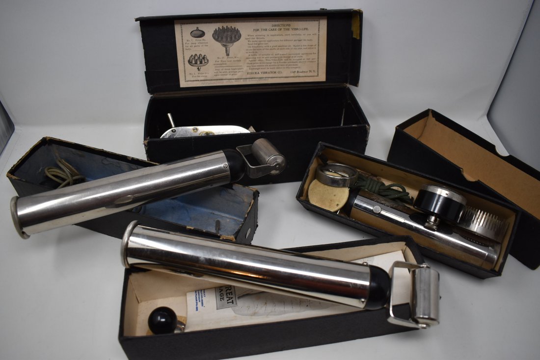 Lot of 4 Antique Misc. Quack Vibrators (1 of 3)