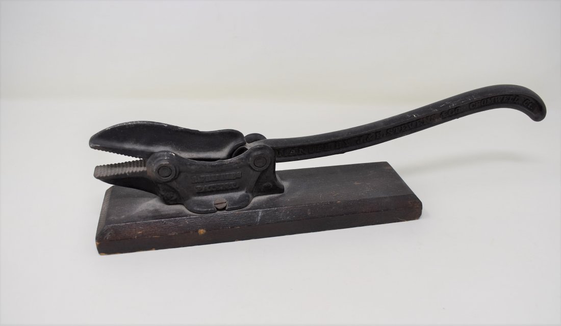 Antique J & E Stevens & Co. Apothecary Cork Device (1 of 4)