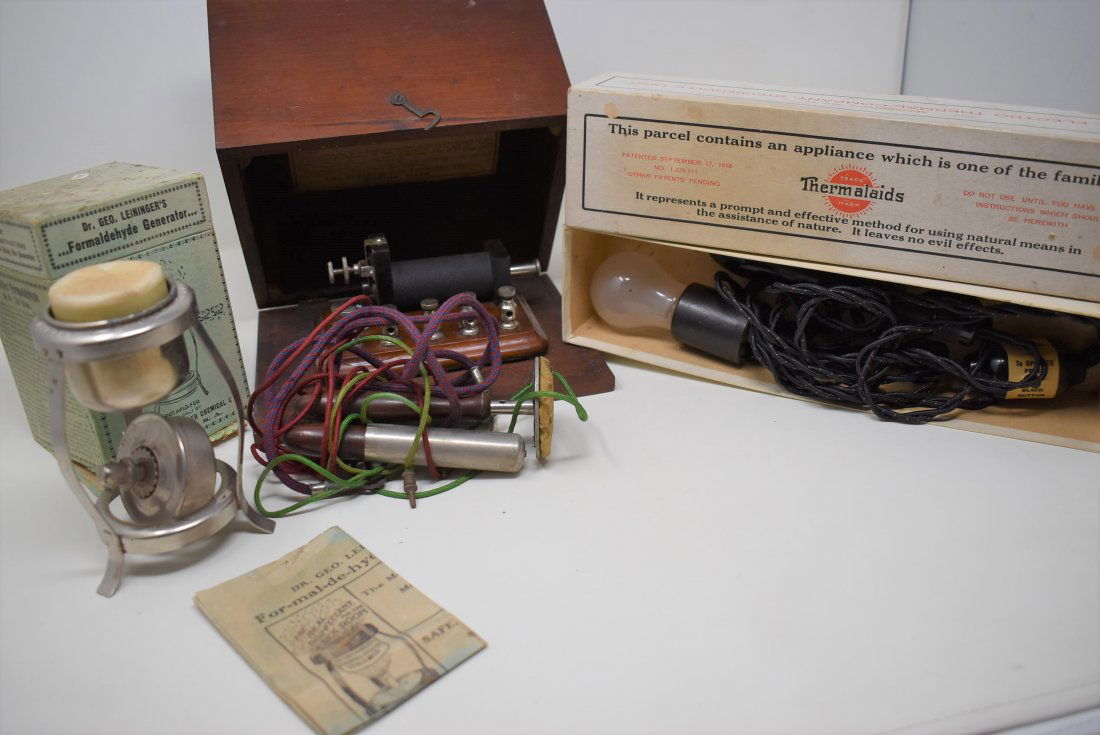 Lot of 3 Vintage Quack Medical Devices (1 of 5)