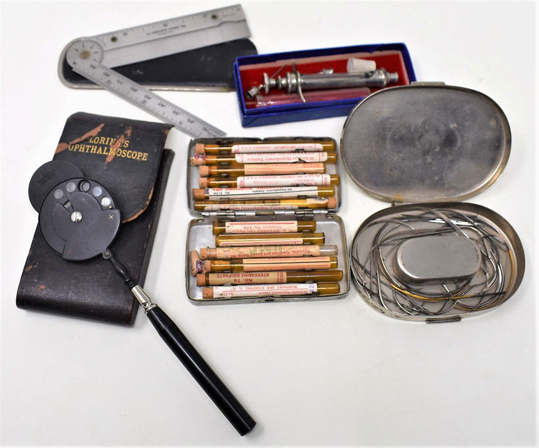 Surgical Needles, Ophthalmoscope, Pill Bottles, Syringe (1 of 4)