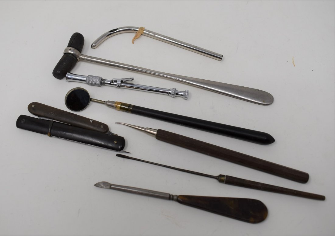 Lot of Antique Surgical Medical Instruments (1 of 2)