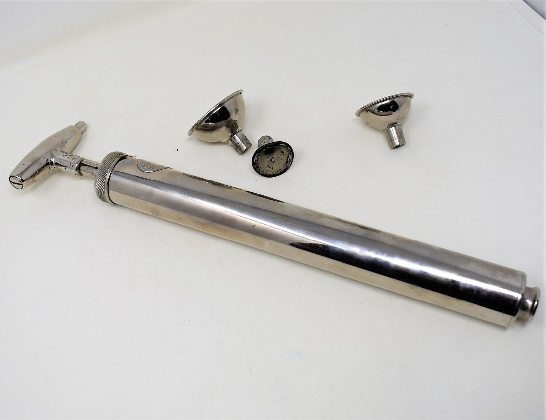 Hopkins Pneumatic Peristalt Peristaltic Rectal Dilator: Hopkins Pneumatic Peristalt Peristaltic (Rectal Dilator?) from what we can tell this is apparently a rectal Dilator, Not sure what that is, or what kind of Procedure would warrant the use of such a ni