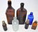 lot of antique & Vintage Medicine & Apothecary Bottles