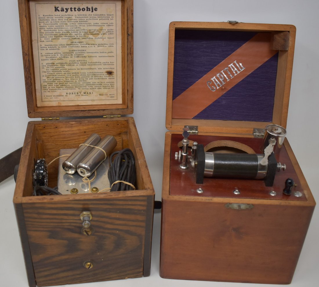 Lot of 2 Antique Quack Medical Devices (1 of 3)