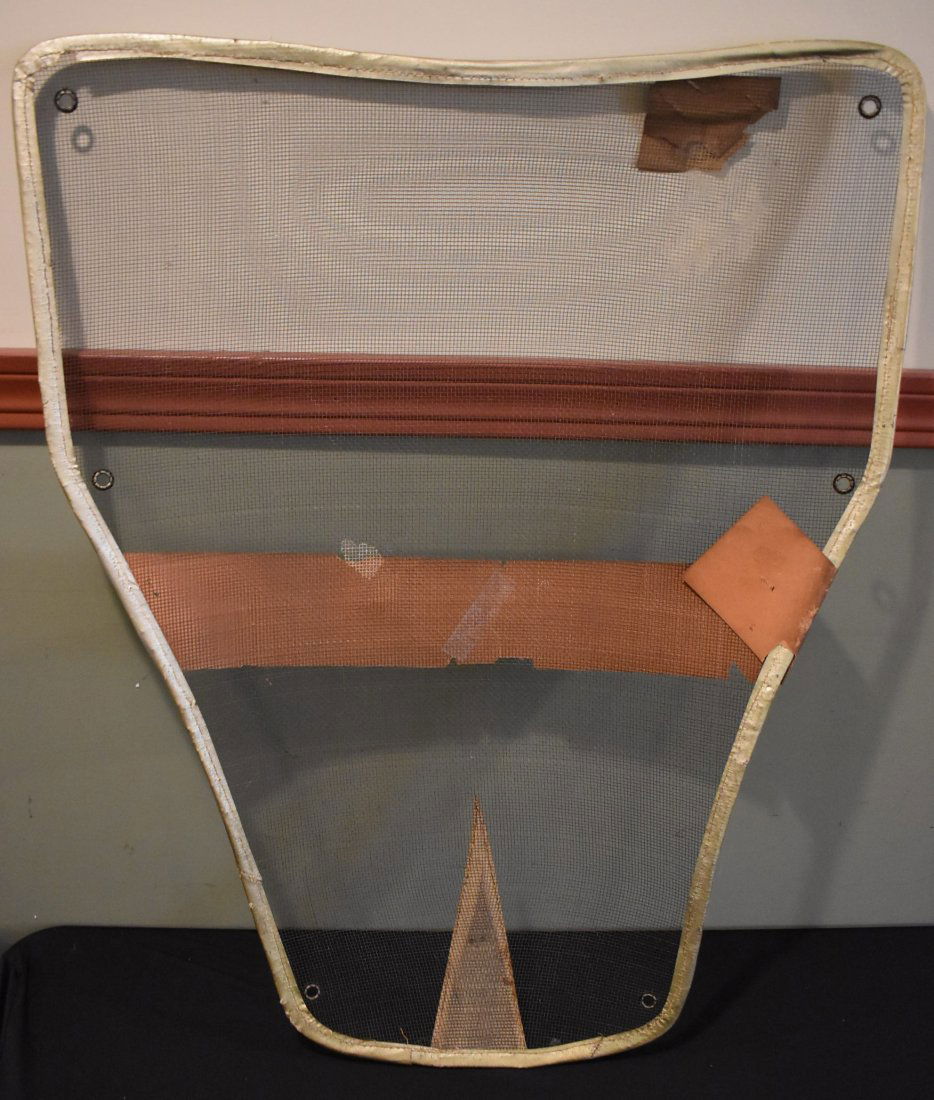 Vintage Ford Model A Radiator Insect Screen NEW: Measures 28" x 22.5", has original label. Marked "Ford 1936, Stock Number 1657"