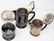 NYC New York Central Railroad Dining Car Silver tea set - 2