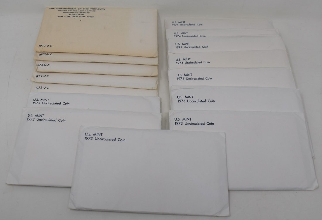 lot of 15 Mint sets 1972 - 1973 - 1974 (5 of each year): lot of 15 Mint sets 1972 - 1973 - 1974 (5 of each year)