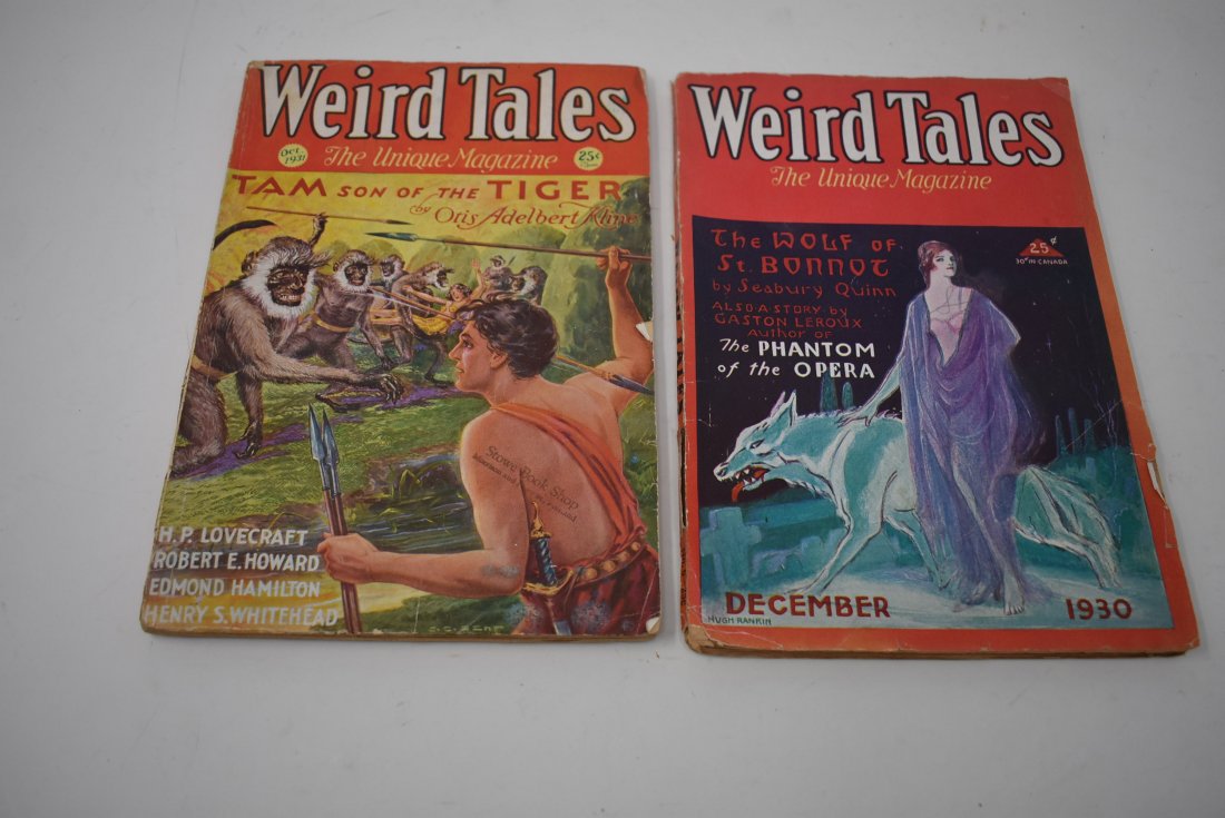 Lot of 2 Weird Tales Magazines 1930 & 1931: A Lot of 2 Weird Tales Magazines, December 1930 & October 1931.