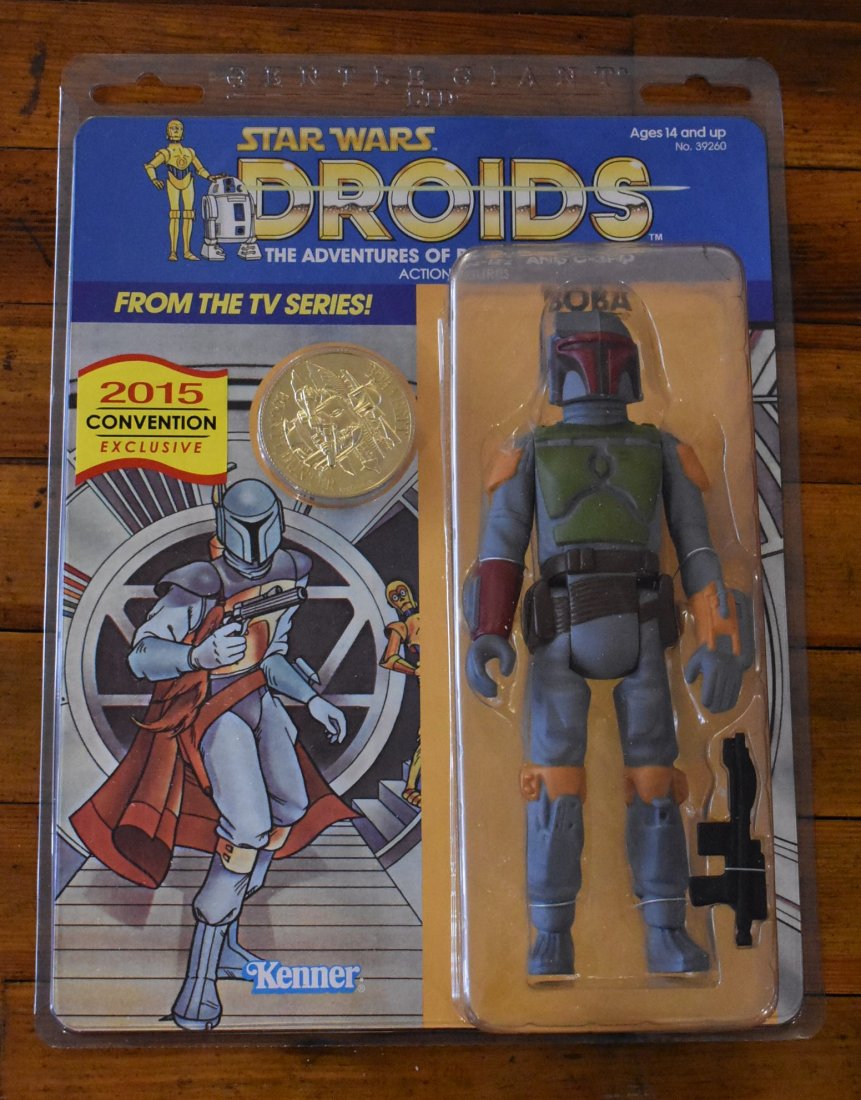 Gentile Giant Star Wars 12" Jumbo 2015 Droids Boba Fett: Gentile Giant Star Wars 12" Jumbo 2015 SDCC (san Diego Comic Con) Exclusive Droids Boba Fett in great shape, see photos