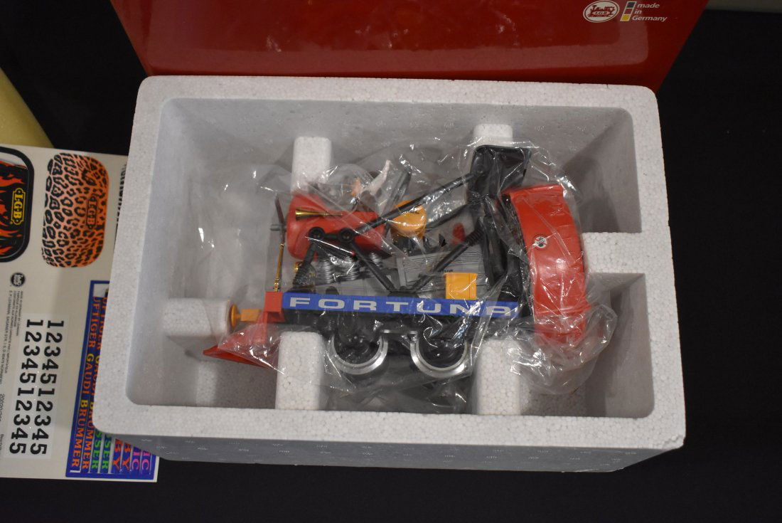 LGB 20020 Fortuna Flyer Fan Driven: LGB 20020 G Scale Fortuna Flyer Fan Driven Car, new in box.