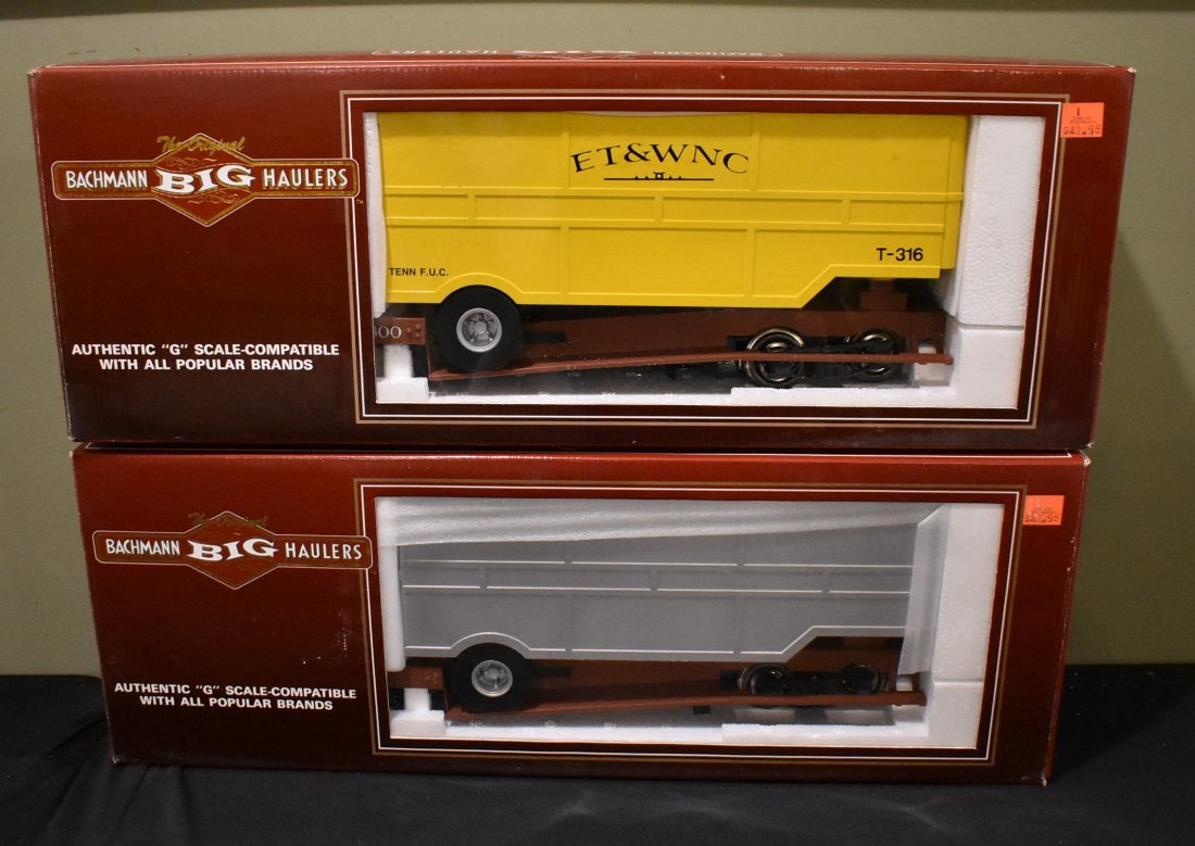 Lot of 2 G Scale Bachmann Big Haulers Cars NEW (1 of 2)