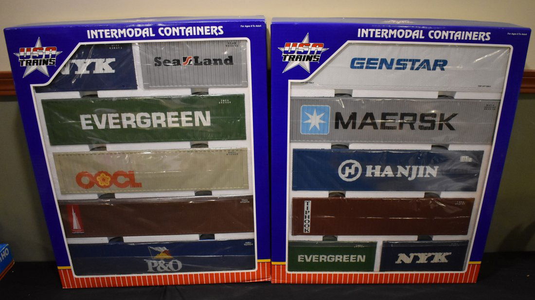 USA Trains G Scale 2 Multi Pack Container Sets NEW (1 of 3)