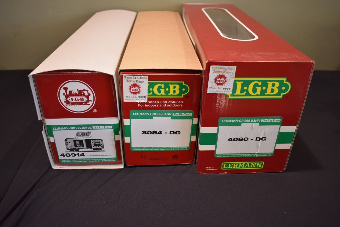 Lot of 3 LGB G Scale Cars Wilson Circus Popsicle (1 of 3)