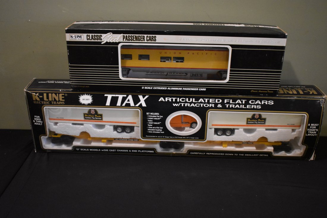 2 K-Line TTax Set & Aluminum Passenger Car (1 of 2)