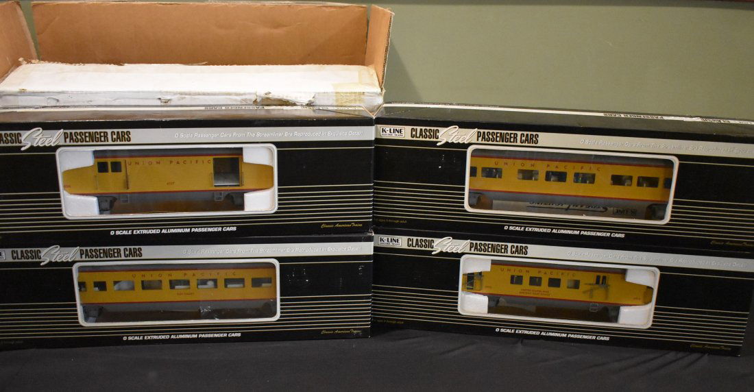 K-Line K4690B Set of 4 Aluminum Passenger Cars (1 of 5)