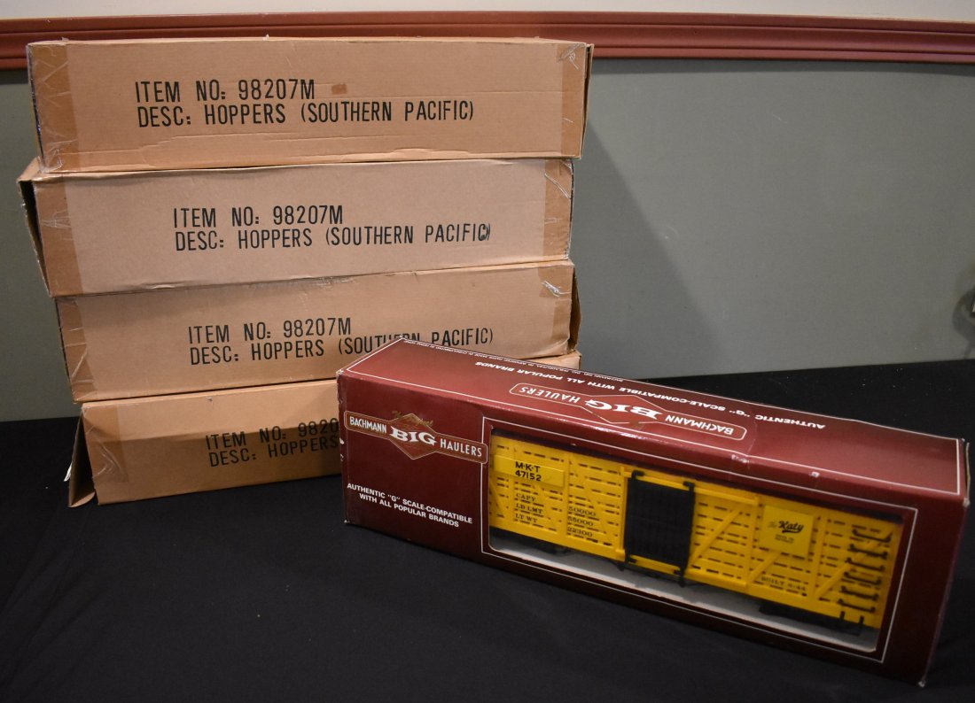Lot of 5 G Scale Bachmann Big Haulers (1 of 2)