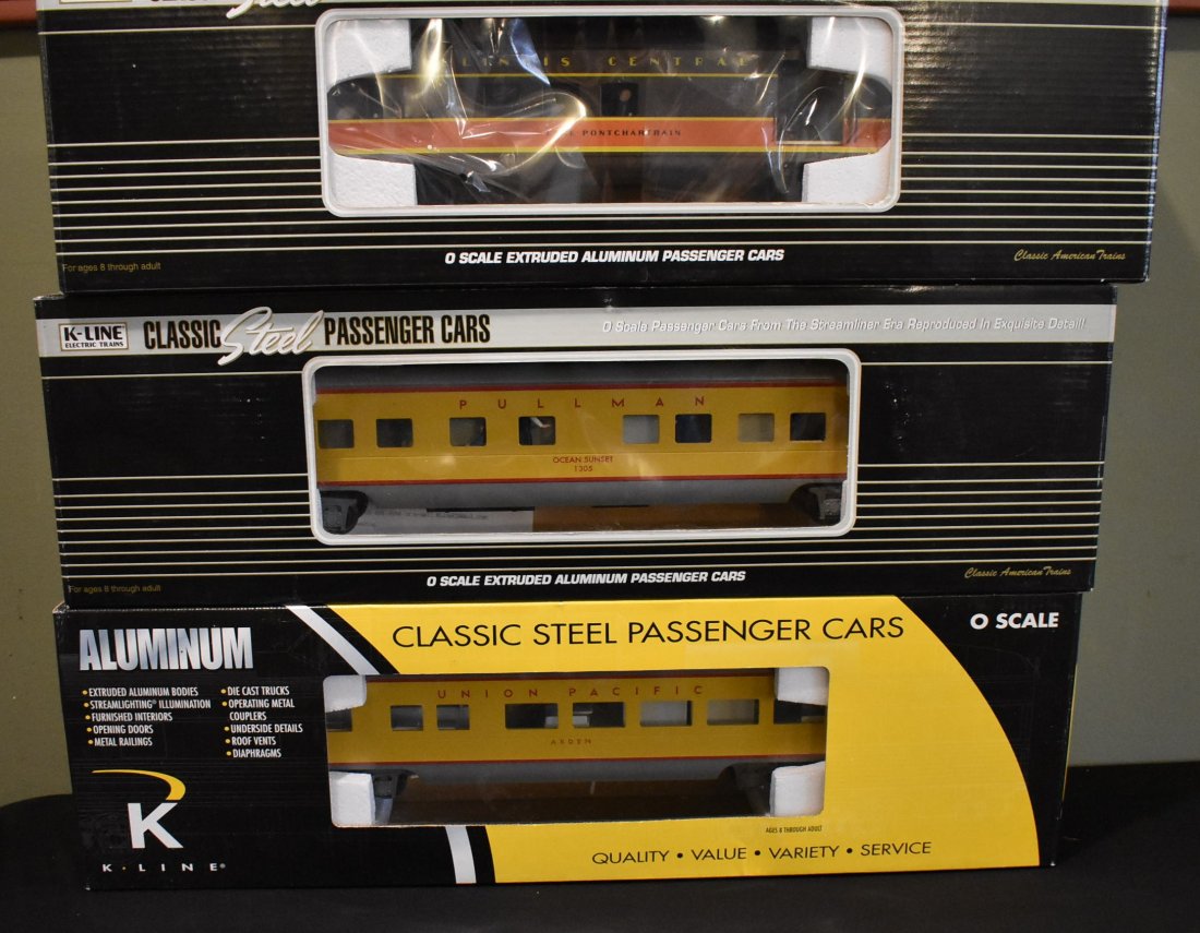 Lot of 3 K-Line O Scale Passenger Cars (1 of 3)
